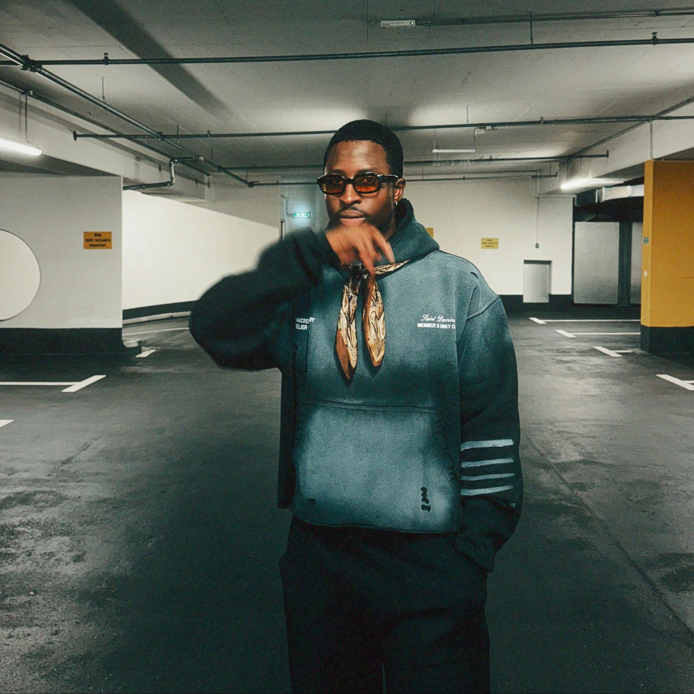 Archaicrep ''MEMBERS ONLY CLUB " Heavy Fleeced Hoodie